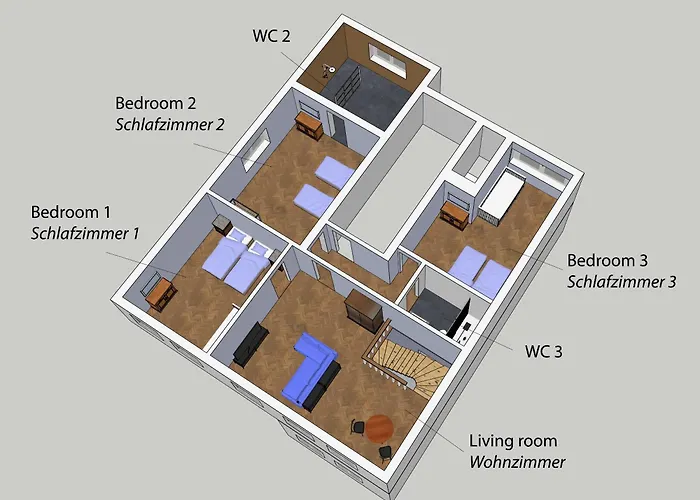 Appartement Premium 2-level On Rhine, Great Location Duisburg